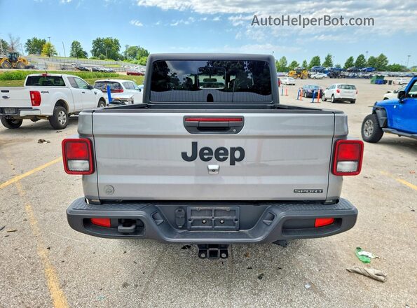 1C6HJTAG7LL108848 2020 JEEP GLADIATOR Gray უკანა ხედი