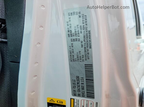 1C6HJTAG7ML555360 2021 JEEP GLADIATOR White Vista del compartimento del motor