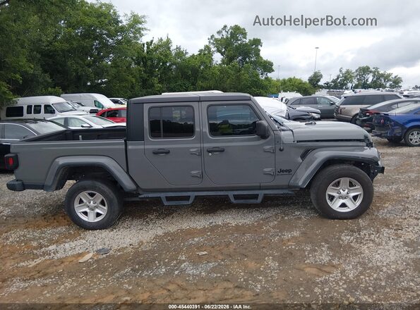 1C6HJTAG7NL129766 2022 JEEP GLADIATOR Gray Вид задньої частини салону