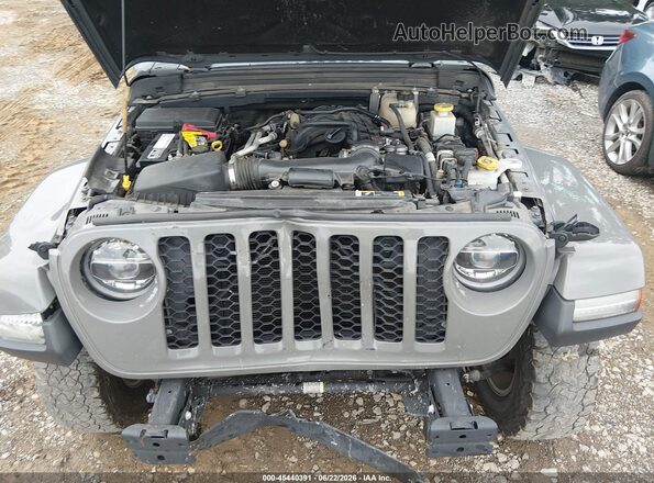 1C6HJTAG7NL129766 2022 JEEP GLADIATOR Gray Вид ззаду