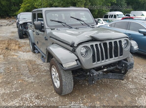 1C6HJTAG7NL129766 2022 JEEP GLADIATOR Gray Вид спереду