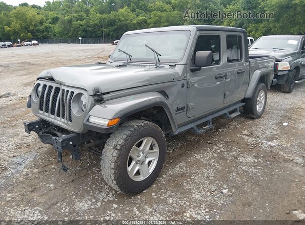 1C6HJTAG7NL129766 2022 JEEP GLADIATOR Gray Передня ліва чверть