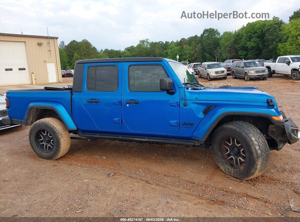 1C6HJTAG7PL565276 2023 JEEP GLADIATOR Blue ხელსაწყოთა პანელის ხედი
