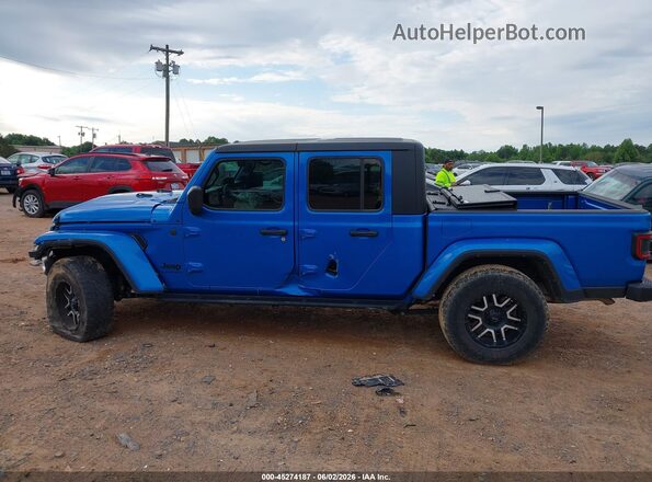 1C6HJTAG7PL565276 2023 JEEP GLADIATOR Blue უკანა სალონის ხედი
