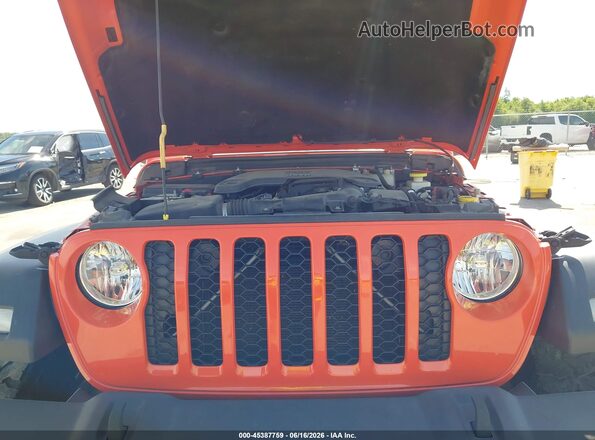 1C6HJTAG8LL150896 2020 JEEP GLADIATOR Orange Widok z tyłu