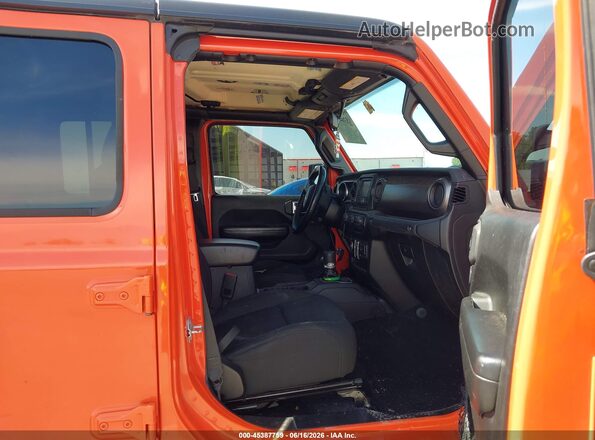 1C6HJTAG8LL150896 2020 JEEP GLADIATOR Orange Widok wnętrza z przodu