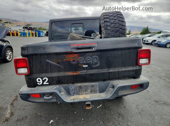 1C6HJTAG8LL164782 2020 JEEP GLADIATOR Black Вид ззаду