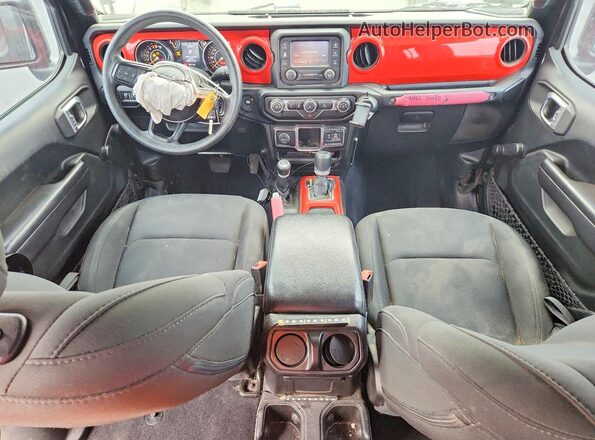 1C6HJTAG8LL164782 2020 JEEP GLADIATOR Black Вид панелі приладів