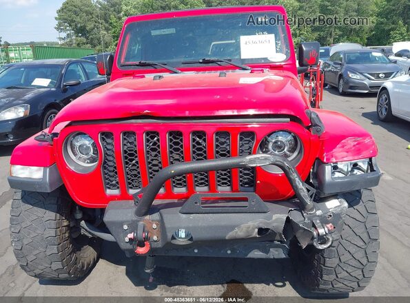 1C6HJTAG8ML511545 2021 JEEP GLADIATOR Red Vista frontal