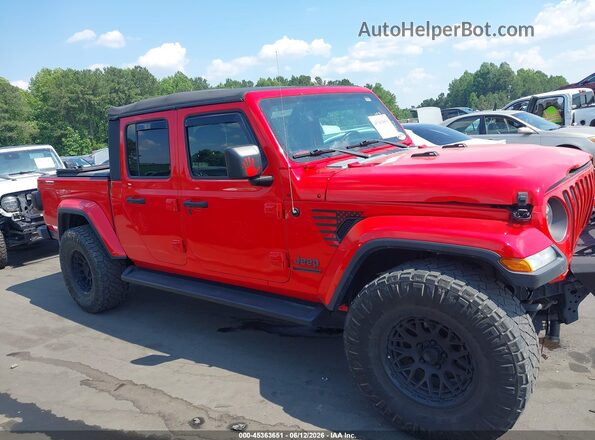 1C6HJTAG8ML511545 2021 JEEP GLADIATOR Red Vista interior trasera