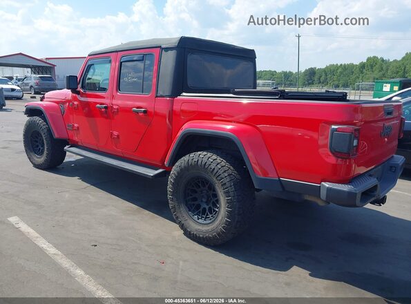1C6HJTAG8ML511545 2021 JEEP GLADIATOR Red Trasero izquierdo