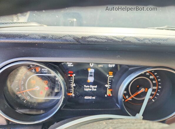 1C6HJTAG8PL506401 2023 JEEP GLADIATOR Black ხელსაწყოთა პანელის ხედი
