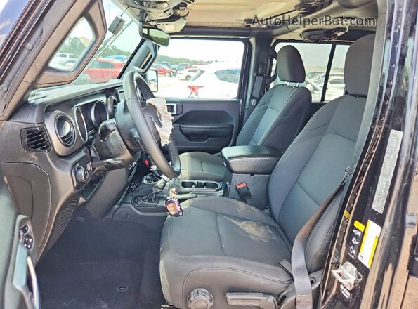 1C6HJTAG8PL506401 2023 JEEP GLADIATOR Black Front interior view