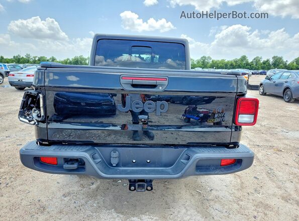 1C6HJTAG8PL506401 2023 JEEP GLADIATOR Black Rear view