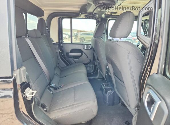 1C6HJTAG8PL506401 2023 JEEP GLADIATOR Black Rear seats view