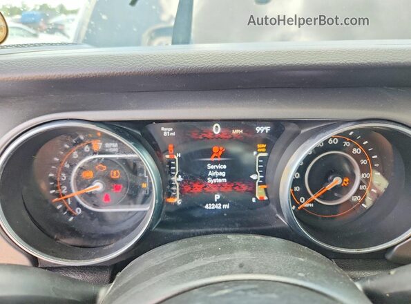 1C6HJTAG8PL506401 2023 JEEP GLADIATOR Black Instrument cluster view