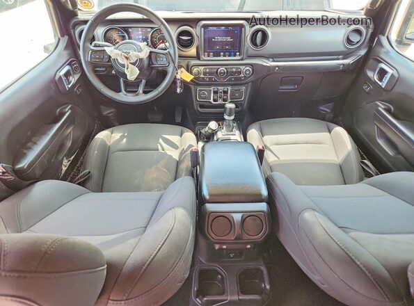 1C6HJTAG8PL506401 2023 JEEP GLADIATOR Black Dashboard view