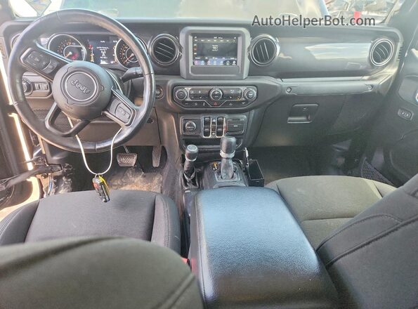 1C6HJTAG9LL213553 2020 JEEP GLADIATOR Черный Вид панели приборов