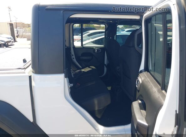 1C6HJTAG9PL523840 2023 JEEP GLADIATOR White VIN կոդի պիտակի տեսք