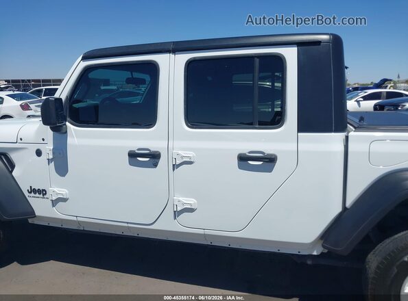 1C6HJTAG9PL523840 2023 JEEP GLADIATOR White Սալոնի 360 աստիճան տեսք