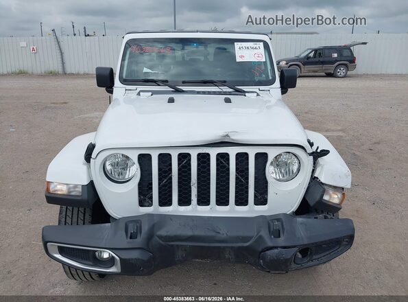 1C6HJTAG9PL542694 2023 JEEP GLADIATOR White Instrument cluster view