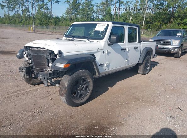 1C6HJTAG9RL124171 2024 JEEP GLADIATOR Белый Передняя левая четверть