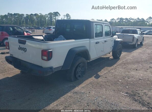 1C6HJTAG9RL124171 2024 JEEP GLADIATOR Белый Задняя правая четверть