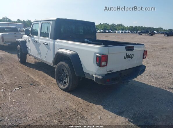 1C6HJTAG9RL124171 2024 JEEP GLADIATOR Белый Задняя левая четверть