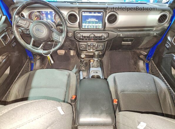 1C6HJTAGXML515726 2021 JEEP GLADIATOR Blue Առջևի վահանակի տեսք