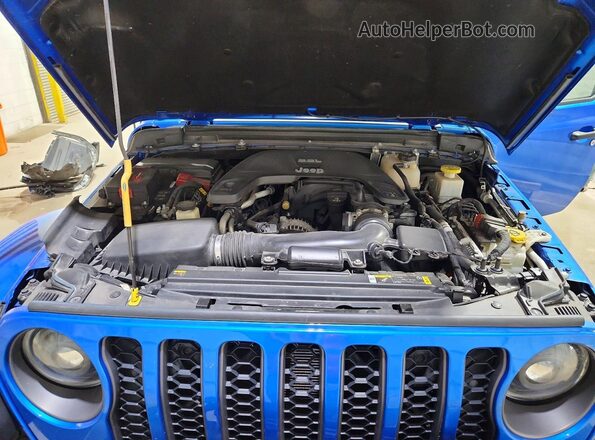 1C6HJTAGXML515726 2021 JEEP GLADIATOR Blue Սալոնի հետևի տեսք