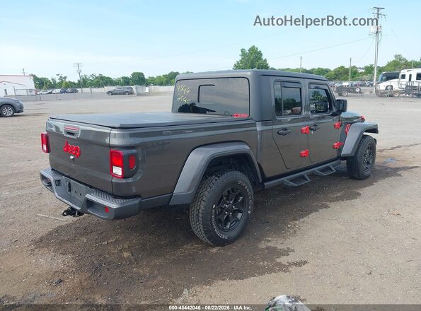 1C6HJTAGXML517296 2021 JEEP GLADIATOR Gray უკანა მარჯვენა