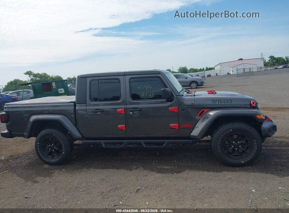 1C6HJTAGXML517296 2021 JEEP GLADIATOR Gray ხელსაწყოთა პანელის ხედი