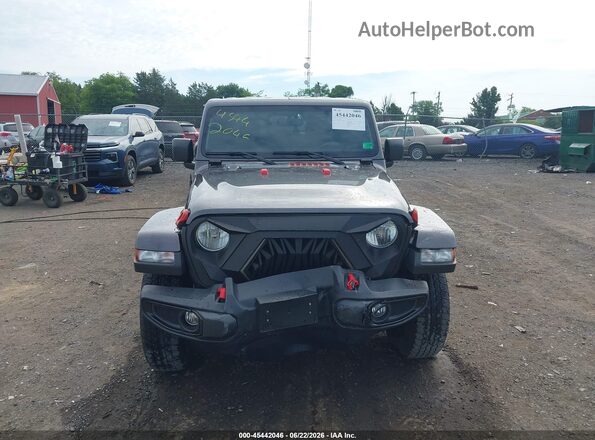1C6HJTAGXML517296 2021 JEEP GLADIATOR Gray წინა პანელის ხედი