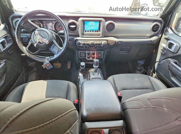 1C6HJTAGXML598591 2021 JEEP GLADIATOR Черный Вид панели приборов