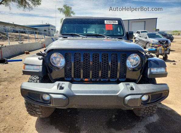 1C6HJTAGXPL525614 2023 JEEP GLADIATOR Charcoal Դիմացի տեսք