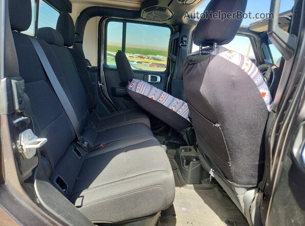 1C6HJTAGXPL525614 2023 JEEP GLADIATOR Charcoal Հետևի նստատեղերի տեսք