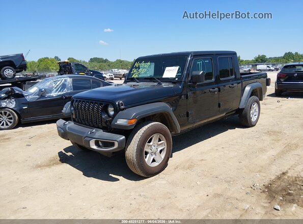 1C6HJTAGXPL534149 2023 JEEP GLADIATOR Black Front left