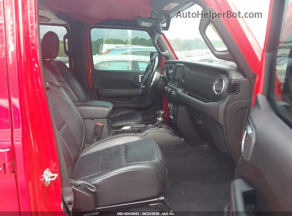 1C6HJTFG0LL103449 2020 JEEP GLADIATOR Red Widok wnętrza z przodu