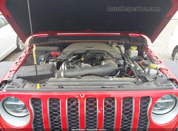 1C6HJTFG0LL103449 2020 JEEP GLADIATOR Red Widok z tyłu