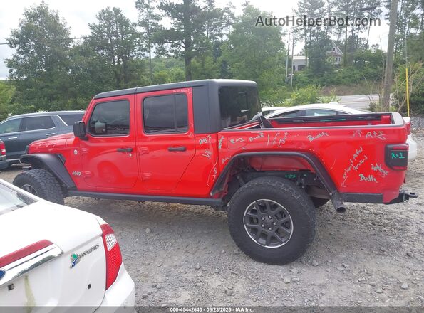 1C6HJTFG0LL103449 2020 JEEP GLADIATOR Red Widok wnętrza 360 stopni