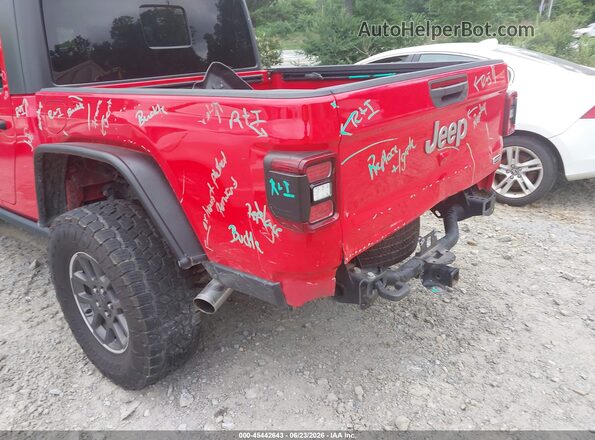 1C6HJTFG0LL103449 2020 JEEP GLADIATOR Red Widok z przodu