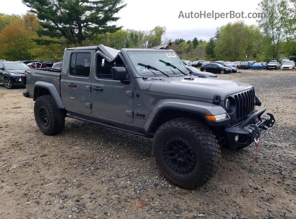 1C6HJTFG2ML604585 2021 JEEP GLADIATOR Gray 