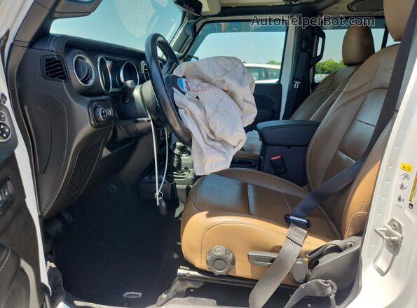1C6HJTFG3LL132976 2020 JEEP GLADIATOR White წინა სალონის ხედი