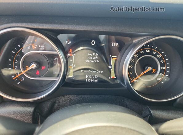 1C6HJTFG3LL132976 2020 JEEP GLADIATOR White ხელსაწყოთა პანელის ხედი