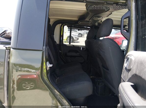 1C6HJTFG3PL547690 2023 JEEP GLADIATOR Green Widok naklejki z numerem VIN