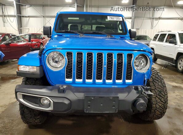 1C6HJTFG4ML574599 2021 JEEP GLADIATOR Синий Вид спереди