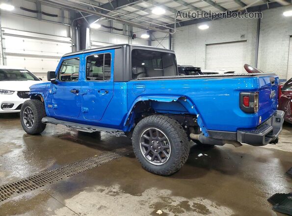 1C6HJTFG4ML574599 2021 JEEP GLADIATOR Синий Задняя левая четверть
