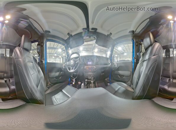 1C6HJTFG4ML574599 2021 JEEP GLADIATOR Синий Вид наклейки с VIN-кодом