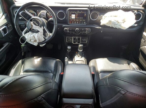 1C6HJTFG4ML602773 2021 JEEP GLADIATOR Maroon Dashboard view