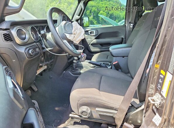 1C6HJTFG4PL514570 2023 JEEP GLADIATOR Gray წინა სალონის ხედი
